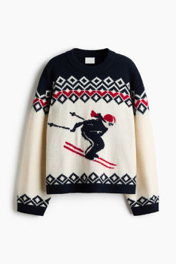 Jersey en punto jacquard
