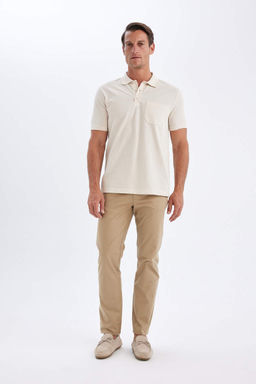 Regular Fit Basic Duz K?sa Kollu Pike Polo Tisort - Defacto фото 6