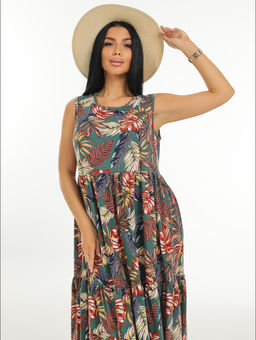 Нежность сарафан женский (хаки) - Lovetex фото 92