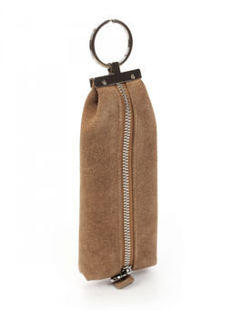 LACCOMA ключница LA-5092-З-коричневый натуральная замша