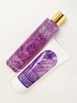 Подарочный набор NUDE MOOD, гель для душа 250 мл и крем для тела 200 мл, аромат сирени и лаванды, URAL LAB фото 4