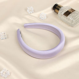 Ободок для волос «Жаннет», классик глянец, 3 см, сиреневый