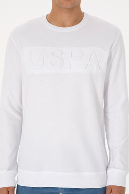 Erkek Beyaz Basic Sweatshirt - U.s. polo assn фото 6