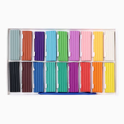 Пластилин классический ArtFox STUDY для лепки 18 цветов, 360 г.  фото 18