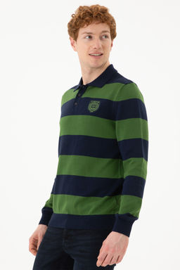 Мужской зеленый свитер - U.s. polo assn фото 17
