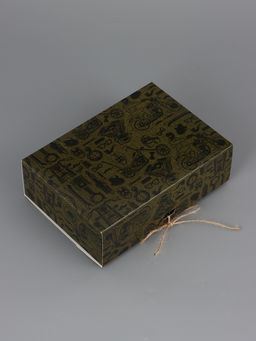 Цена за 5 шт. Подарочная коробка сборная с окном «Мужская», 16.5×11, 5×5 см