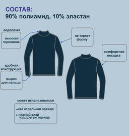 Термобелье мужское (джемпер) MT 704-1 - MIOPREMIO фото 3