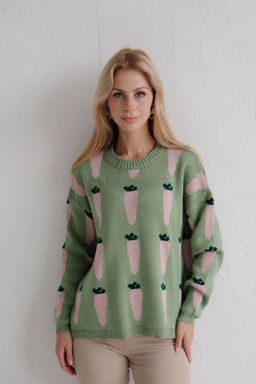 9911 Джемпер светло-зелёный - Martichelli фото 10