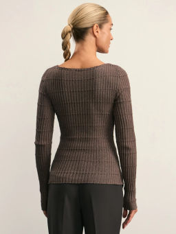 Вязаный лонгслив / Zarina  фото 5