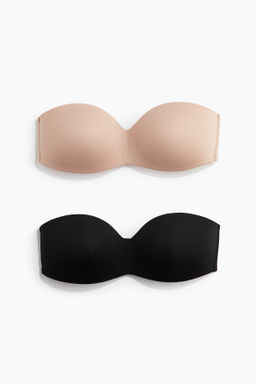 Pack de 2 sujetadores bandeau de microfibra - H&m фото 2