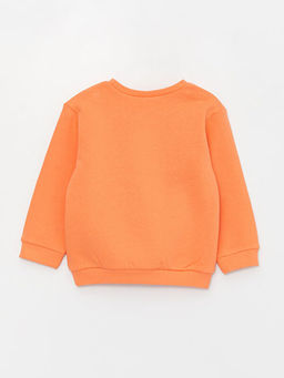 Bisiklet Yaka Uzun Kollu Bask?l? K?z Bebek Sweatshirt 2li - Waikiki фото 3