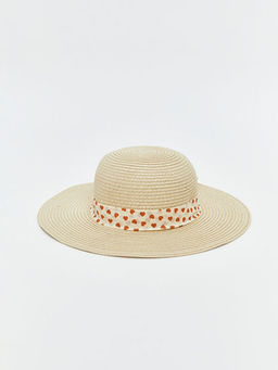 Kalp Desenli Has?r K?z ?ocuk ?apka