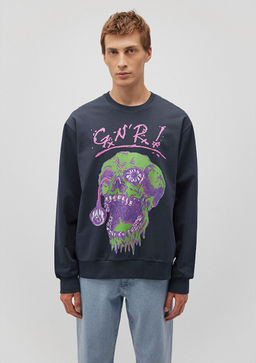 Lacivert Sweatshirt - Mavi фото 3