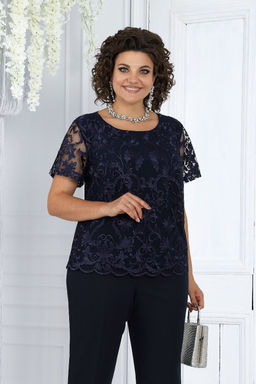 Платье Ninele 7431-Р темно-синий - Mira fashion фото 1940