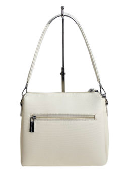 Женская сумка из искусственной кожи, цвет белый - Greta фото 2