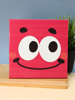 Картина из помпонов на подрамнике Draw Me! Smile, (20 х 20 см)