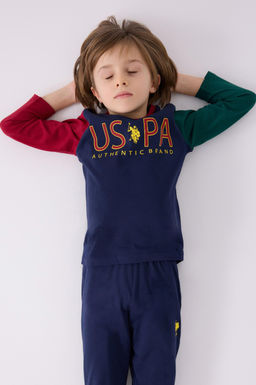 Erkek _ocuk Lacivert Pijama Tak_m_ Sepette S_rpriz _ndirim
