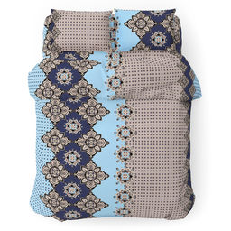 Пододеяльник на кнопках Евростандарт Наташка 200х215см, поплин Комфорт 115г/м2, хлопок 100%, упаковка классическая ПВХ 28х41см, Домашняя мода (Россия)