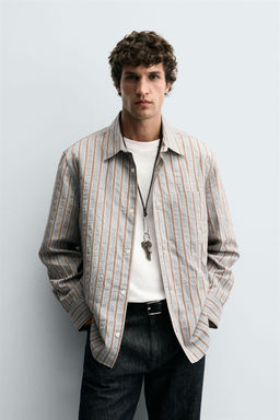 STRIPED FLOWING SHIRT - Zara фото 2