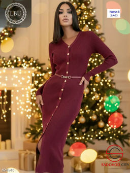 Платье женское в длине макси