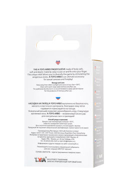 Насадка на палец A-Toys Arbo, ТРЕ, прозрачный, 8 см - Toyfa фото 5