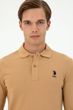 Мужской базовый свитшот светло-коричневого цвета Неожиданная скидка в корзине - U.s. polo assn фото 2