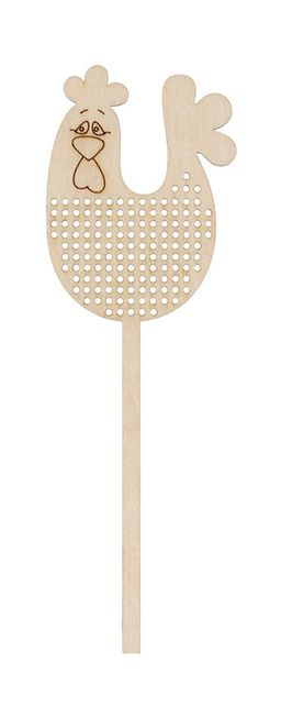 Заготовка для декорирования Mr. Carving ВД-862 Топпер для вышивания фанера 16 х 5.2 х 0.3 см Курочка (16х5.2)