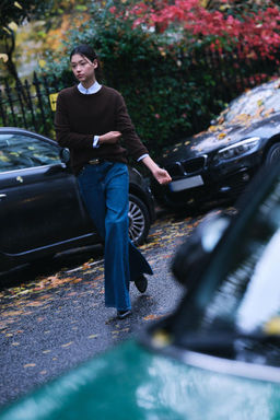 BASIC CASHMERE AND WOOL SWEATER