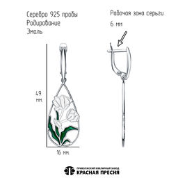 СЕРЬГИ 33015940Д - Красная пресня фото 6