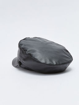 Deri G?r?n?ml? K?z ?ocuk Denizci ?apka - Waikiki фото 3