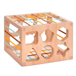 Сортер Фигуры и Животные в коробке - Щепочка фото 2