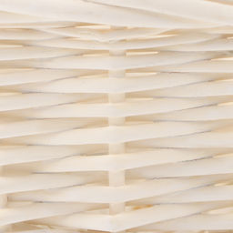 Корзина плетёная для хранения «Косичка», с ручкой, белая, набор 3 шт.