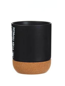 Кружка керамическая с пробковым дном «Будь первым», 400 мл