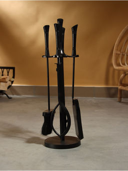 Каминный набор Уголь сталь, 4 предмета, 16х16х55 см - Simaland фото 3