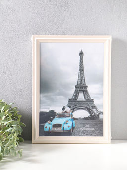 Фоторамка пластик формат А4 см "Остин" бело-бежевый 33,5х24,5х1,5 см