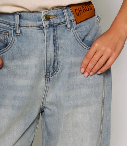 Джинсы #КТ25032, голубой