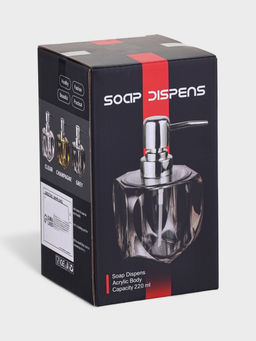 Дозатор для мыла «Хрусталь», 220 мл, пластик