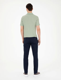 Lacivert Slim Fit Kanvas Pantolon - Pierre cardin фото 4
