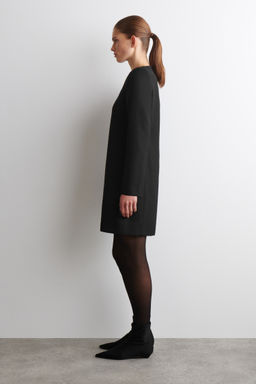 VESTIDO CORTO ESTRUCTURADO DE MEZCLA DE LANA - H&m фото 4