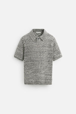 SHINY KNIT POLO SHIRT - Zara фото 7