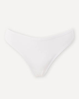 Белые трусы-стринги