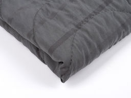 АРТ-015 Покрывало полиэстр жатый 200*220 "Полоска серый кардинал"