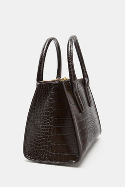 EMBOSSED MINI CITY BAG - Zara фото 5