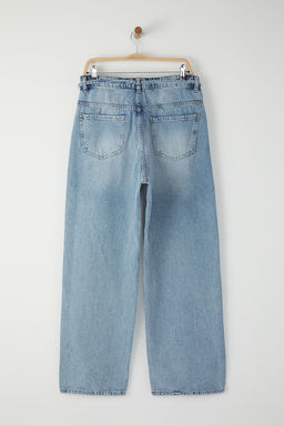 TRENDYOL MAN Mavi Erkek Baggy Fit Jeans Bol Kot Pantolon TMNSS25JE00002 - Trendyolmilla фото 11
