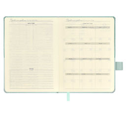 Ежедневник недатированный ESCALADA, А6+, 120 л., арт. 64022/ 20 ГОУТСКИН МЯТНЫЙ  фото 6