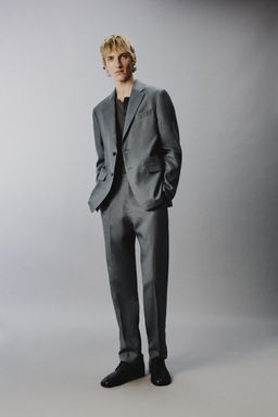 100% LINEN SUIT TROUSERS