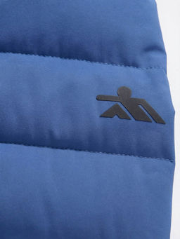 Куртка женская стёганая с капюшоном с графеновой подкладкой синего цвета 9624_1S