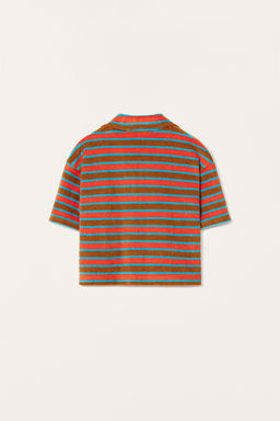 LIMITED EDITION STRIPED TOWELLING POLO SHIRT - Zara фото 7