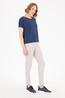 U. S. Polo Assn Женская темно-синяя футболка с круглым вырезом - U.s. polo assn фото 3