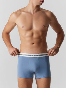 Цена за 2 штуки! Трусы боксеры мужские голубые - Mark formelle фото 2